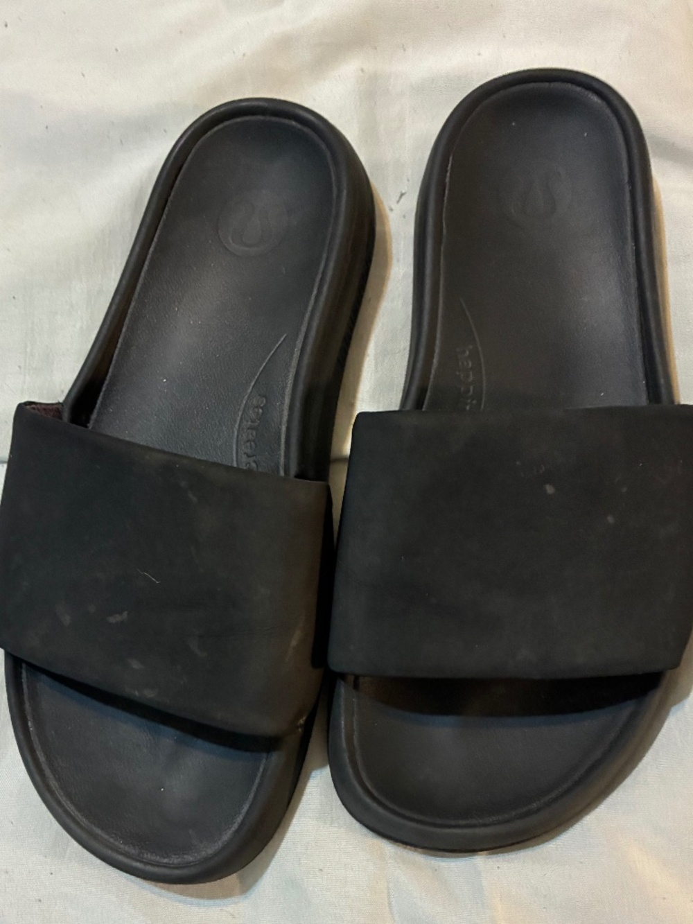 Lululemon Womens Restful Slides Black Size 4